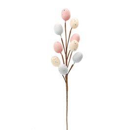 Pick Grande c/ Ovos - Azul / Rosa / Amarelo (Fondant)