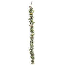 Galho Longo c/ Folhas e Ovos - Verde / Amarelo / Rosa (Fondant)