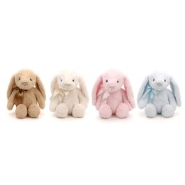 Coelhos Decorativos de Pelúcia Sortidos c/ Laço - Colorido (Kids)