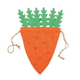 Bolsa Decorativa de Cenoura - Laranja / Verde (Bolsinhas)