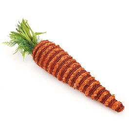 Cenoura Decorativa Listrada - Laranja / Verde (Cenouras)