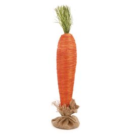 Cenoura Decorativa c/ Base - Laranja / Verde / Marrom (Cenouras)
