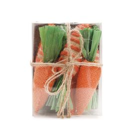 Gift Box de Cenouras Decorativas - Verde / Laranja (Cenouras)