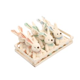 Mini Box Coelhos de Pelúcia Sortidos Xadrez - Colorido (Mini Box)