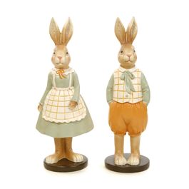 Coelhos Decorativos Sortido cor Laranja/Verde (Breeze)