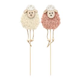 Pick Ovelha Pelucia Sortido cor Rosa/Branco (Picks)