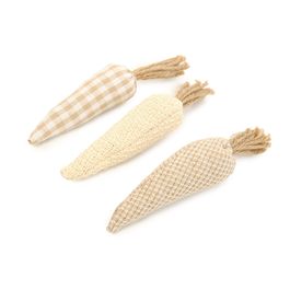 Cenoura Decorativa cor Off White/Bege Jogo com 2 Peças (Cenouras)