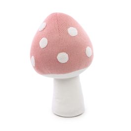 Cogumelo Decorativo com Poa cor Branco/Rosa (Sucrée)