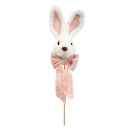 Pick Cabeça Coelho cor Branco/Rosa (Picks)