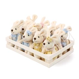 Mini Box Coelhos Sortido cor Rosa/Azul/Amarelo (Mini Box)