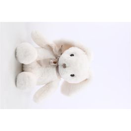 Coelho Pelúcia com Laço cor Branco/Bege (Kids)