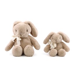 Coelho Pelúcia com Laço cor Marrom (Kids)