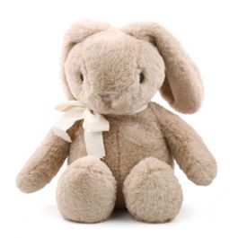 Coelho Pelúcia com Laço cor Marrom (Kids)