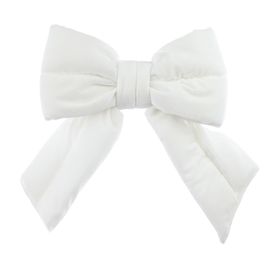 Laço Decorativo em Tecido Médio cor Branco (Charlotte)