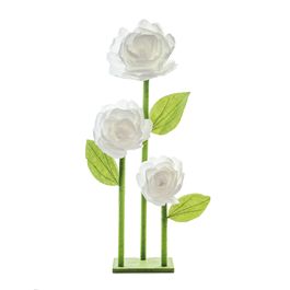 3 Flores Em Pedestal Bra Tam M (Fleur) C/1 UN