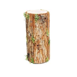 Tronco Madeira Decorativo Com Musgo Mar Tam P (Rustic) Com 1 Un