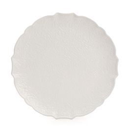 Sousplat Texturizado cor Branco ø33cm (Bandejas e Sousplats)