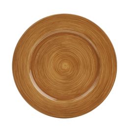 Sousplat Liso cor Marrom ø33cm (Bandejas e Sousplats)
