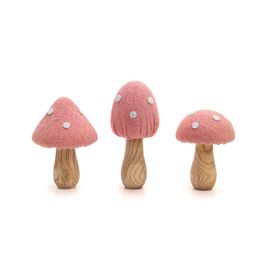 Cogumelos Decorativos Sortidos - Rosa / Bege (Cogumelos)