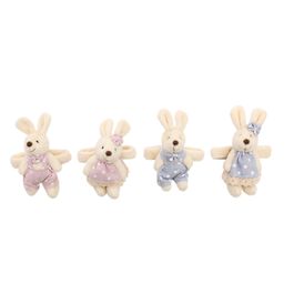 Porta Guardanapos c/ Coelhos de Pelúcia Estampa Floral - Colorido (Porta Guardanapo)