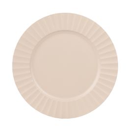 Sousplat com Borda Wave cor Nude ø33cm (Bandejas e Sousplats)