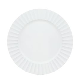 Sousplat com Borda Wave cor Branco ø33cm (Bandejas e Sousplats)
