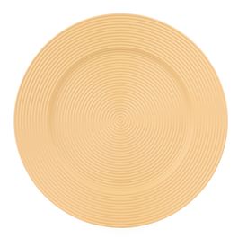 Sousplat Design Espiral cor Amarelo Mostarda ø33cm (Bandejas e Sousplats)