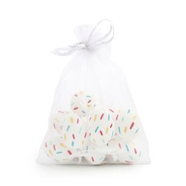 Ovo Decorativo Saco Org Codorna Sortido cor Branco Jogo com 9 Peças (Mini Ovos)