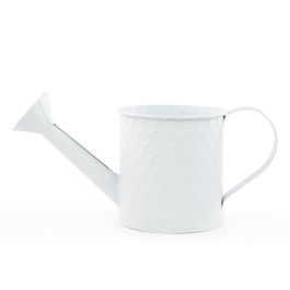 Regador de Metal cor Branco (Cachepots em Metal)