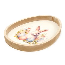 Bandeja Decorativa Oval Colorido (Bandejas e Sousplats)