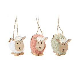 Ovelha para Pendurar Pelúcia Sortido cor Verde/Rosa/Branco (Ovelhas & Pintinhos)