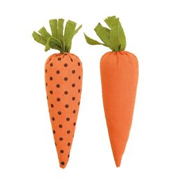 Cenoura Decorativa Tecido Sortido cor Laranja/Verde (Cenouras)