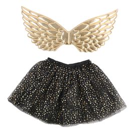 Kit Saia e Asa Ouro Infantil c/2 PC