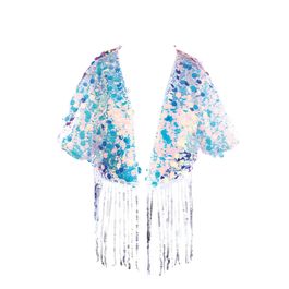 Colete Maxxi Paetê Nacarado Adulto