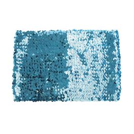 Top Paetê Azul Adulto