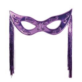 Máscara Decorativa Grande Com Chicote Roxo