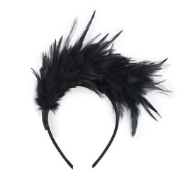 Tiara Plumas Preta