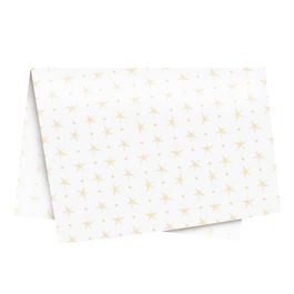 Papel Seda Louvre Branco / Ouro