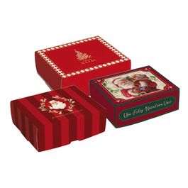 Caixas Para 8 Brigadeiros E Bombons Sortido Natal Colorido