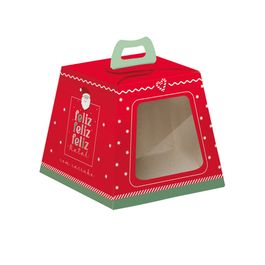 Caixa Panetone Com Visor Joyful