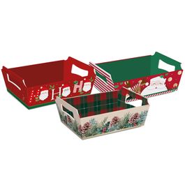 Cesta de Cartão Natal Sortido Colorido