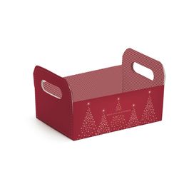 Caixote De Cartão Magic Ouro e Vermelho