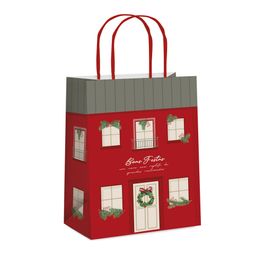Sacola De Papel Guirlanda
