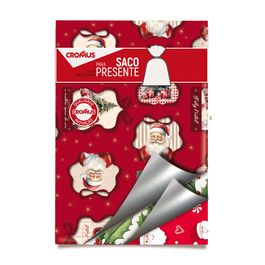 Saco para Presente Sortido No Pacote Natal Sortido Colorido