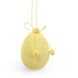 Enfeite para Pendurar Ovo cor Amarelo (Frappe)