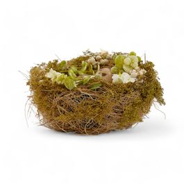Ninho Decorativo com Ovos cor Verde (Ninhos)