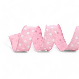 Fita Aramada Poa cor Rosa/Branco 6,3X914M (Fitas Aramadas)