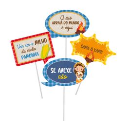 Plaquinhas Divertidas Quadrilha Junina