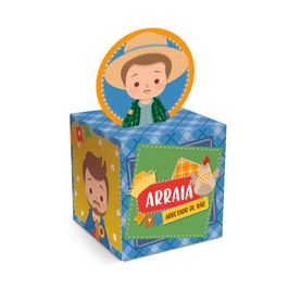 Caixa Pop Up Menino Quadrilha Junina