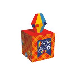 Caixa Pop Up Arraiá Bão Demais